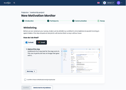 Step 5 of the redesigned form flow