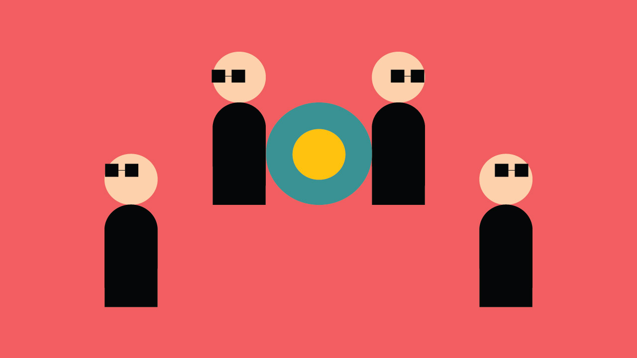 programme surveillé par des agents de sécurité